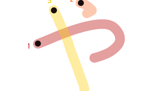 ひらがな素材『や』